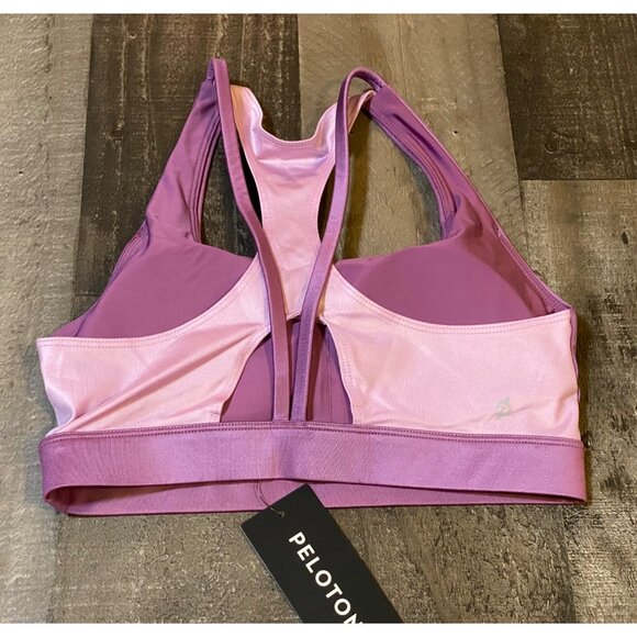 NWT PELOTON SPORT BRA NO LIMITS PURPLE WOMENS SIZE SMALL ACTIVEWEAR - Picture 4 of 8